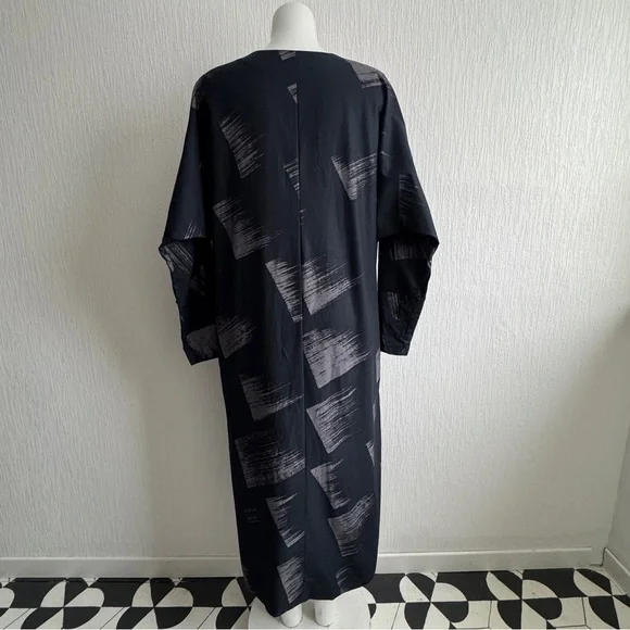 Vintage RARE Marimekko 80s Abstract Print Dress - Picture 10 of 13